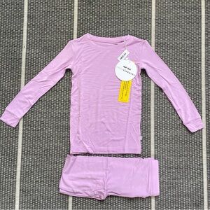 Little Sleepies Light Orchid Bamboo Viscose Two Piece Pajama Set, 5/6